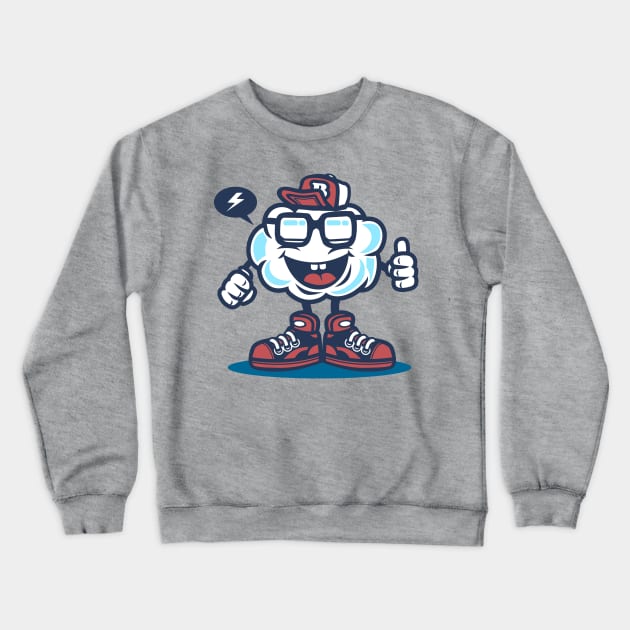 Mostly cloudy weather Crewneck Sweatshirt by Superfunky